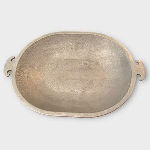 Guardian Service Vintage‎ Hammered Aluminum Oval Serving Bowl Dish Plate Tray